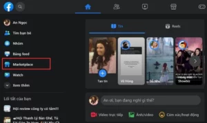 Người bán đang sử dụng Facebook Marketplace để đăng sản phẩm