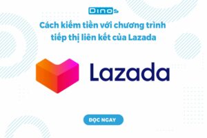 Người dùng đang tham gia chương trình Lazada Affiliate trên máy tính