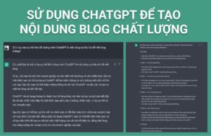 Một blogger đang tạo nội dung chất lượng cho tiếp thị liên kết